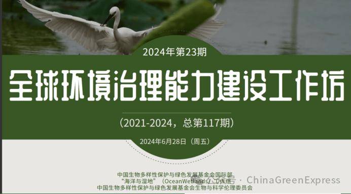 传播服务国际合作2024全球环境治理能力建设工作坊第23期（总第117期）(图1)